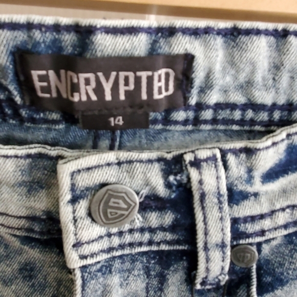 NWT Encrypted New York coated size 14 jeans - Picture 4 of 7